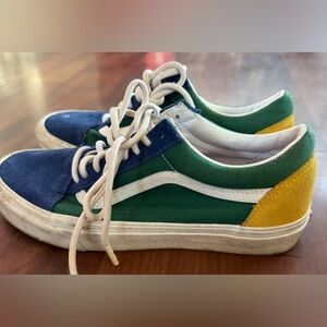 Multi color Yacht Club Vans